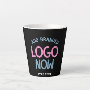 SIMPLE CONTEMPORARY CLEAN BLACK FASHIONABLE CLIENT LATTE MUG