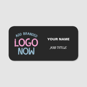 SIMPLE CONTEMPORARY CLEAN BLACK FASHIONABLE CLIENT NAME TAG
