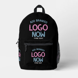 SIMPLE CONTEMPORARY CLEAN BLACK FASHIONABLE CLIENT PRINTED BACKPACK