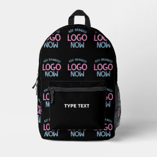 SIMPLE CONTEMPORARY CLEAN BLACK FASHIONABLE CLIENT PRINTED BACKPACK