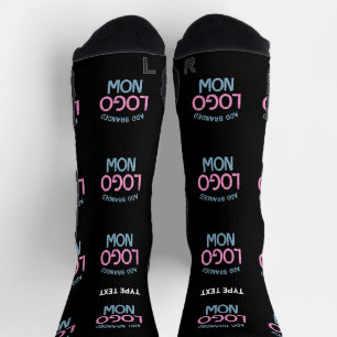 SIMPLE CONTEMPORARY CLEAN BLACK FASHIONABLE CLIENT SOCKS