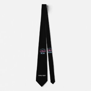 SIMPLE CONTEMPORARY CLEAN BLACK FASHIONABLE CLIENT TIE