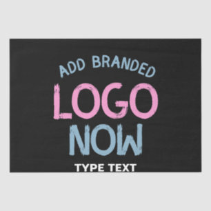 SIMPLE CONTEMPORARY CLEAN BLACK FASHIONABLE CLIENT TISSUE PAPER