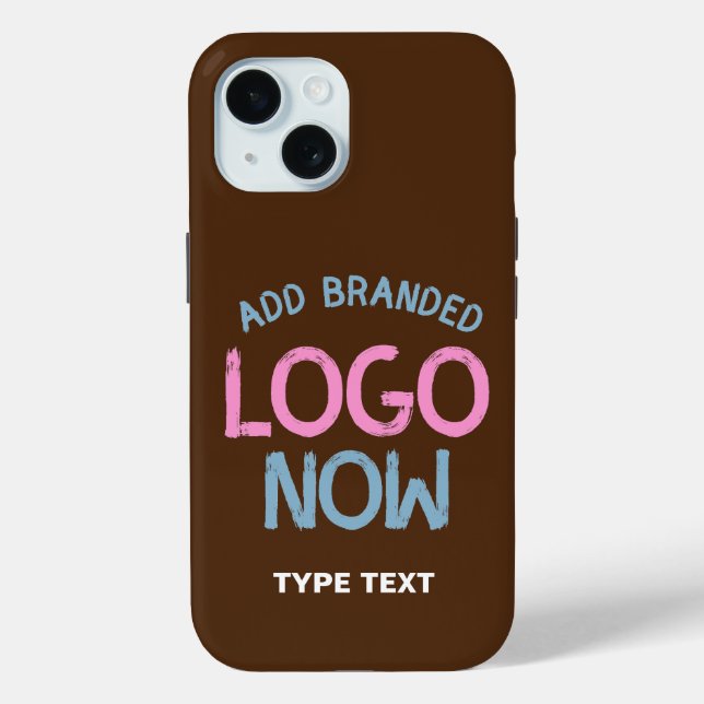 SIMPLE CONTEMPORARY CLEAN BROWN FASHIONABLE CLIENT Case-Mate iPhone CASE (Back)
