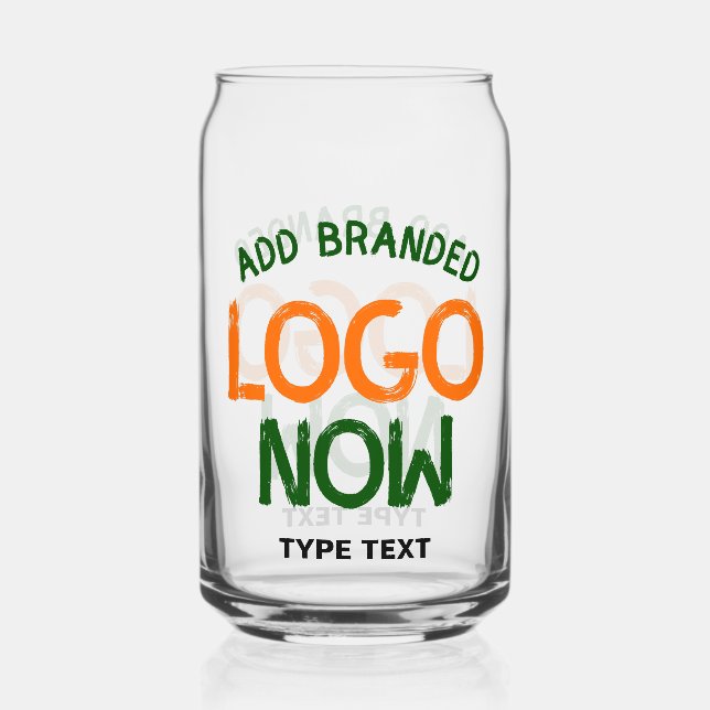 SIMPLE CONTEMPORARY CLEAN CLEAR FASHIONABLE CLIENT CAN GLASS (Front)