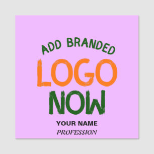 SIMPLE CONTEMPORARY CLEAN MAUVE FASHIONABLE CLIENT NAME TAG