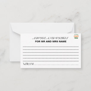 SIMPLE CONTEMPORARY CLEAN WHITE FASHIONABLE CLIENT ADVICE CARD