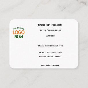 SIMPLE CONTEMPORARY CLEAN WHITE FASHIONABLE CLIENT BUSINESS CARD