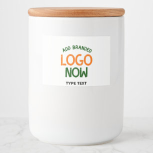 SIMPLE CONTEMPORARY CLEAN WHITE FASHIONABLE CLIENT FOOD LABEL