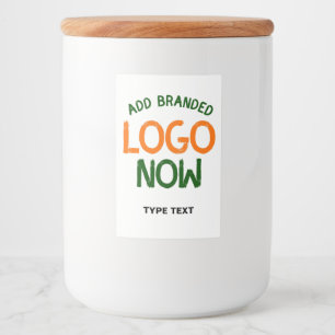 SIMPLE CONTEMPORARY CLEAN WHITE FASHIONABLE CLIENT FOOD LABEL