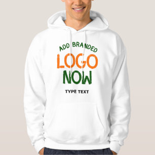 SIMPLE CONTEMPORARY CLEAN WHITE FASHIONABLE CLIENT HOODIE