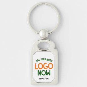 SIMPLE CONTEMPORARY CLEAN WHITE FASHIONABLE CLIENT KEY RING