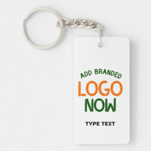 SIMPLE CONTEMPORARY CLEAN WHITE FASHIONABLE CLIENT KEY RING