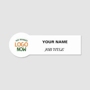 SIMPLE CONTEMPORARY CLEAN WHITE FASHIONABLE CLIENT NAME TAG