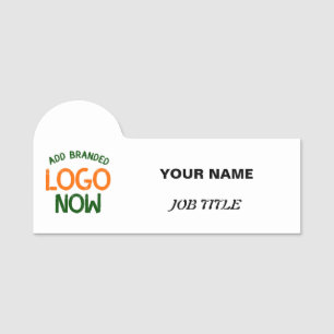 SIMPLE CONTEMPORARY CLEAN WHITE FASHIONABLE CLIENT NAME TAG