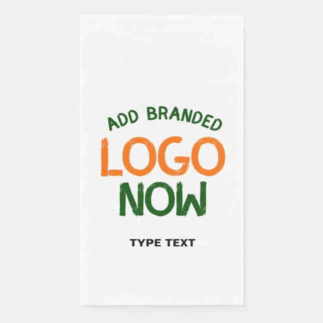 SIMPLE CONTEMPORARY CLEAN WHITE FASHIONABLE CLIENT NAPKIN (Front)