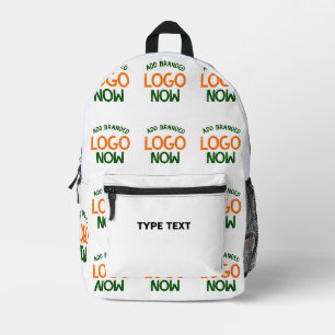 SIMPLE CONTEMPORARY CLEAN WHITE FASHIONABLE CLIENT PRINTED BACKPACK