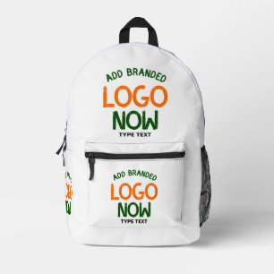SIMPLE CONTEMPORARY CLEAN WHITE FASHIONABLE CLIENT PRINTED BACKPACK