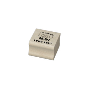SIMPLE CONTEMPORARY CLEAN WHITE FASHIONABLE CLIENT RUBBER STAMP