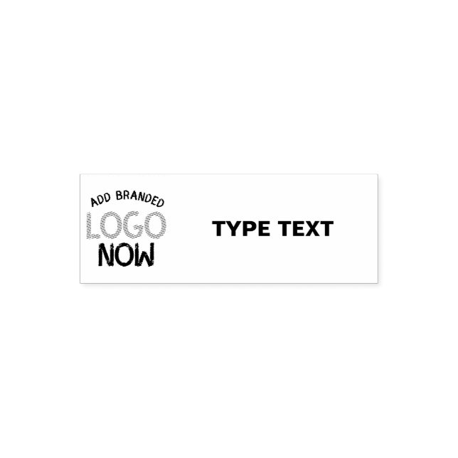 SIMPLE CONTEMPORARY CLEAN WHITE FASHIONABLE CLIENT SELF-INKING STAMP (Design)