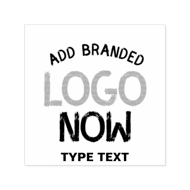 SIMPLE CONTEMPORARY CLEAN WHITE FASHIONABLE CLIENT SELF-INKING STAMP (Design)
