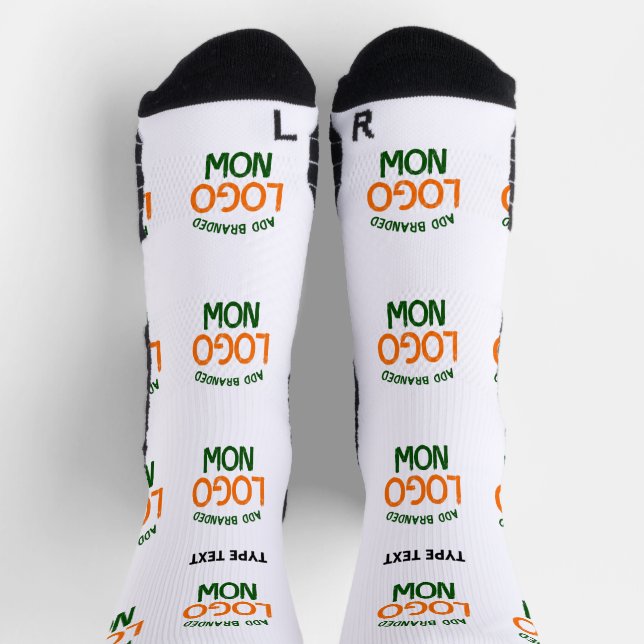 SIMPLE CONTEMPORARY CLEAN WHITE FASHIONABLE CLIENT SOCKS (Top)