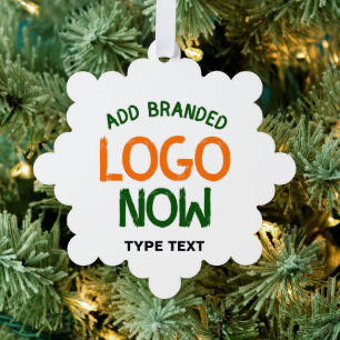 SIMPLE CONTEMPORARY CLEAN WHITE FASHIONABLE CLIENT TREE DECORATION CARD