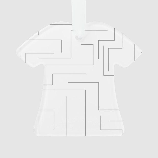 Simple, cool abstract, motion concept line pattern ornament (Back)