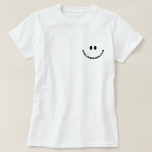 Simple Cool Grandmas Club Typography T-Shirt