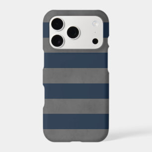 Simple Cool Manly Texture Grey Blue Striped