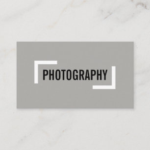 Simple / Corner Accents (White) Business Card