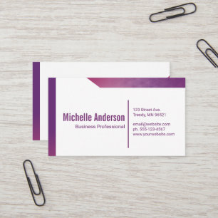 Simple Corporate Geometric Business Card