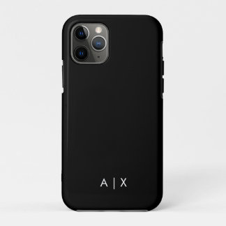 Simple Couple Name monogrammed iPhone 11 Pro Case