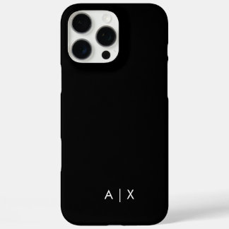 Simple Couple Name monogrammed iPhone 16 Pro Max Case
