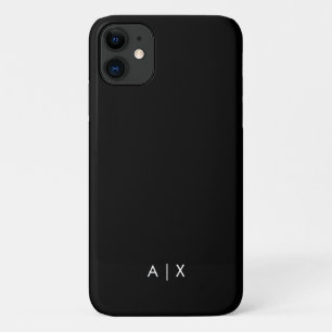 Simple Couple Name monogrammed iPhone 11 Case