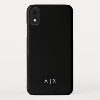 Simple Couple Name monogrammed iPhone XR Case