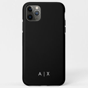 Simple Couple Name monogrammed iPhone 11 Pro Max Case