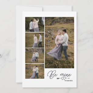 Simple Couple Photo Collage Holiday Card