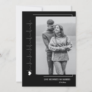 Simple couple photo Holiday Card