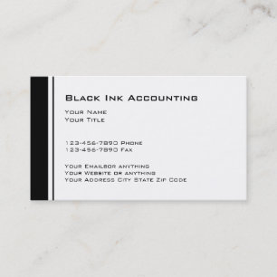 Simple CPA Accountant Business Cards