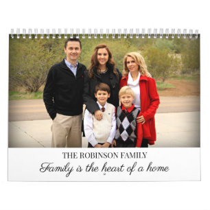 Simple Create Your Own Custom Family Photo Calendar