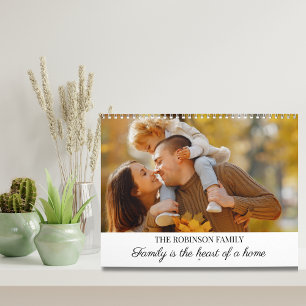 Simple Create Your Own Custom Family Photo Calendar