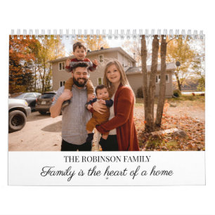 Simple Create Your Own Custom Family Photo Calendar