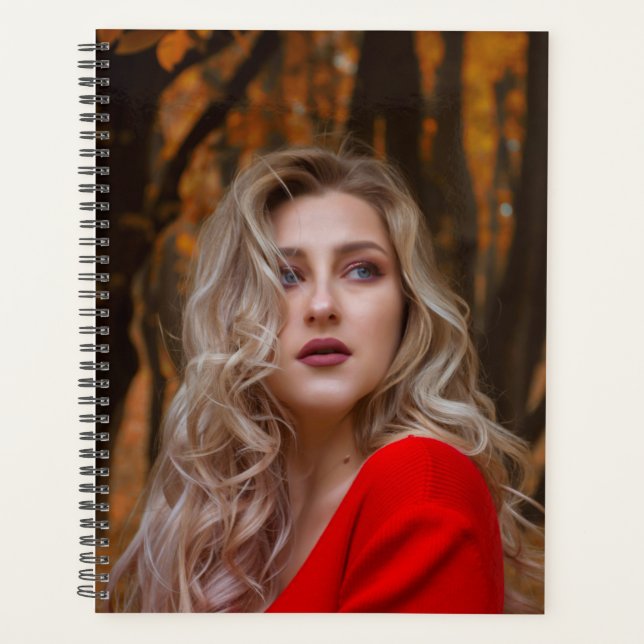 Simple create your own one photo planner (Front)