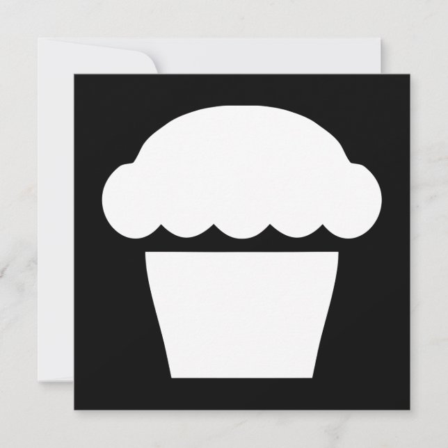 simple cupcake / muffin invitation (Front)