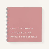 Simple Custom 2 Motivational Quote Dusty Rose Pink