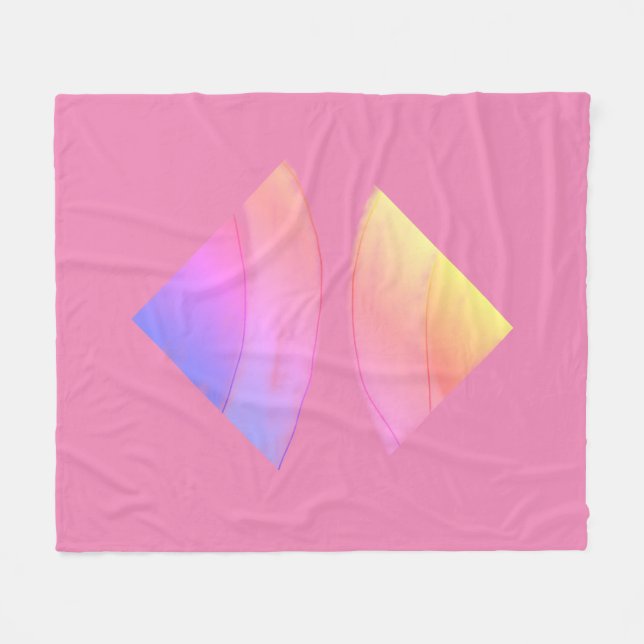 simple custom BLACK mandala monogram add your name Fleece Blanket (Front (Horizontal))