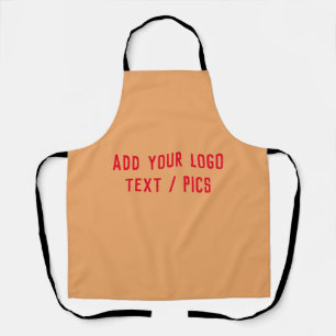 simple custom blue purple black leaves add logo t apron
