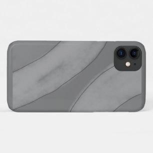 simple custom blue purple black leaves add your t iPhone 11 case