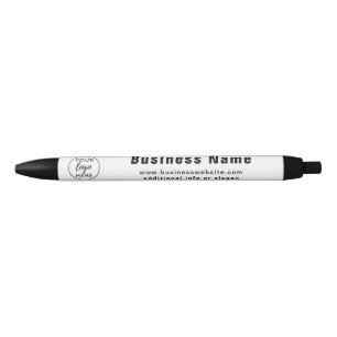 Simple Custom Business Logo Black Ink Pen